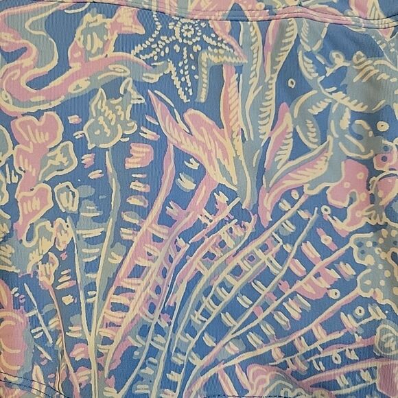 Lilly Pulitzer Luxletic Taye Skirt Boca Blue Sea What I Sea M Pickleball Tennis - Picture 6 of 9